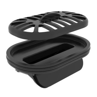 Душевой лоток Pestan Confluo Frameless Line 550 Black Glass